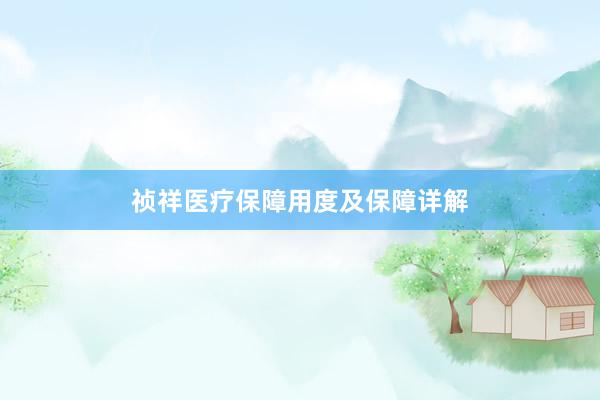 祯祥医疗保障用度及保障详解
